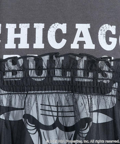 NBA網紗荷葉邊長袖T恤