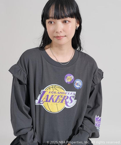 NBA 拼接布長袖T恤裙