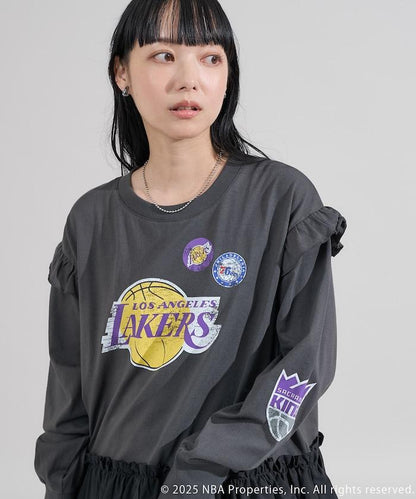 NBA 拼接布長袖T恤裙