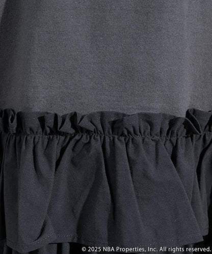 NBA 拼接布長袖T恤裙