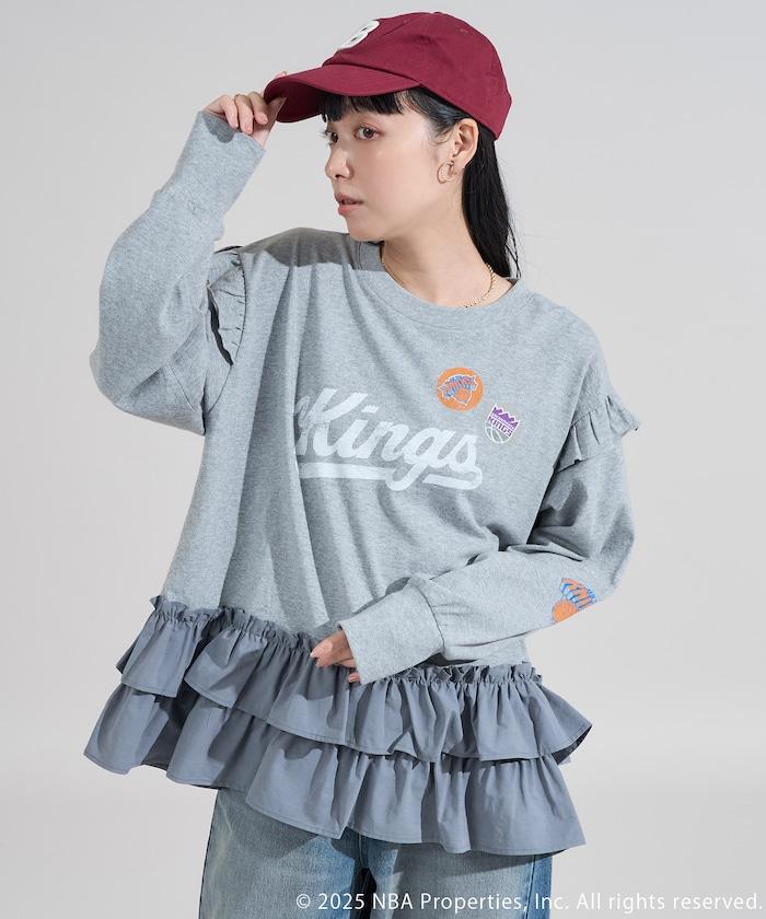 NBA 拼接布長袖T恤裙