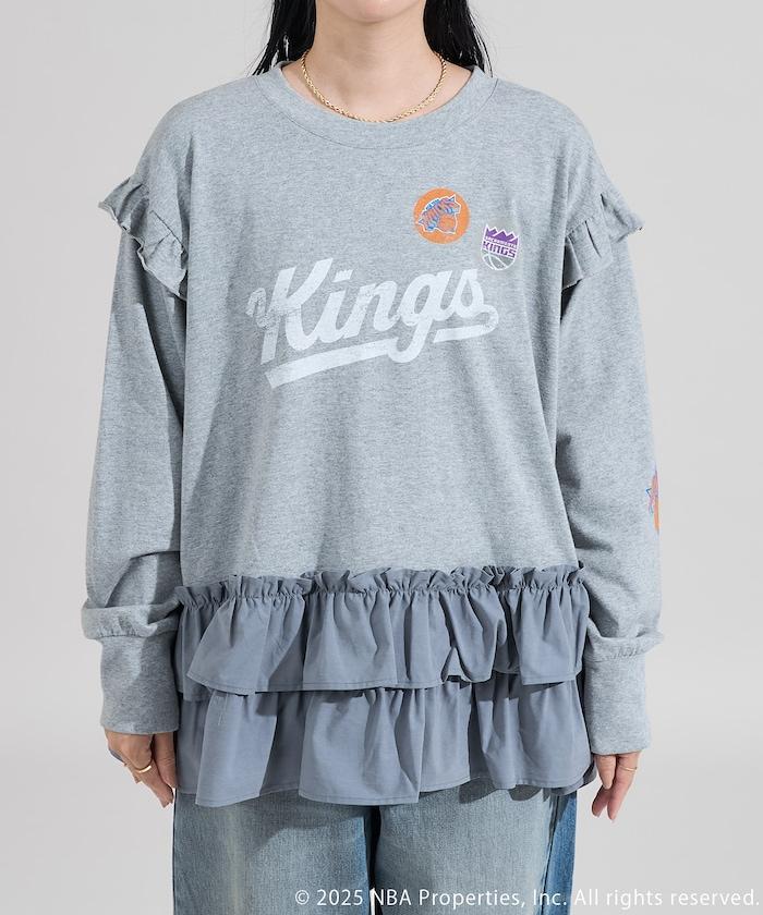 NBA 拼接布長袖T恤裙