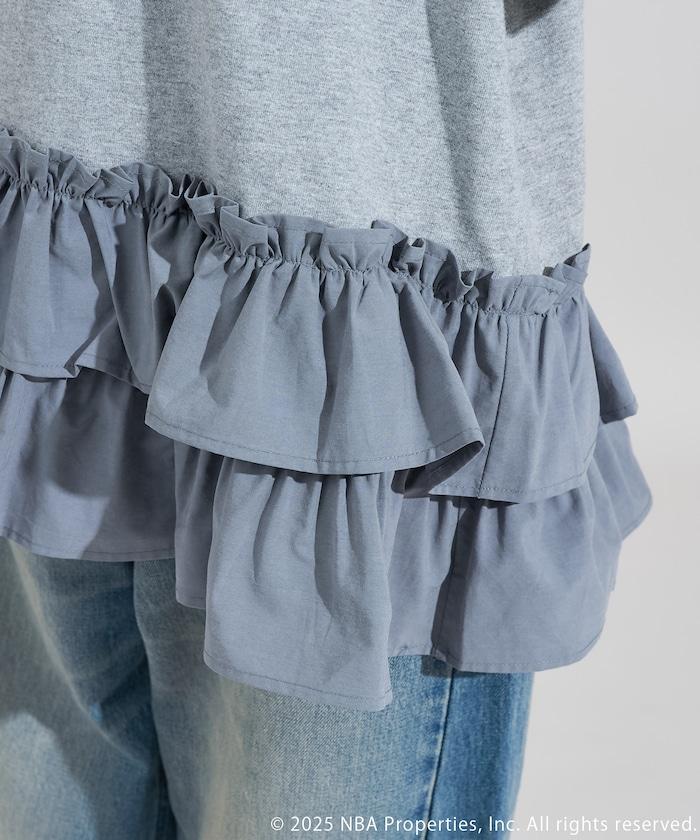 NBA 拼接布長袖T恤裙