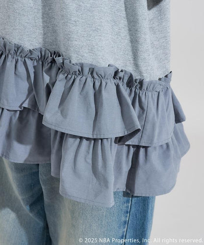 NBA 拼接布長袖T恤裙