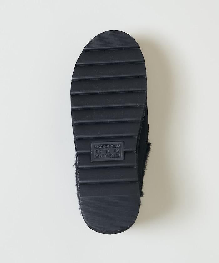 厚底仿皮草樂福鞋