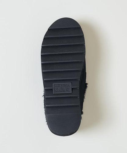 厚底仿皮草樂福鞋