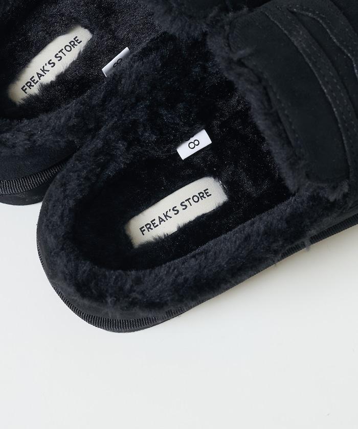 厚底仿皮草樂福鞋