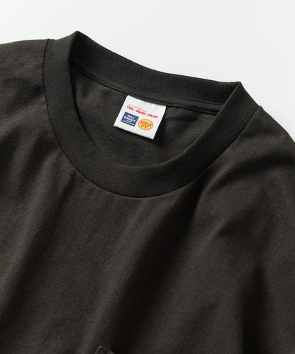 10.5盎司加厚長袖圓領口袋T恤