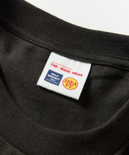 10.5盎司加厚長袖圓領口袋T恤