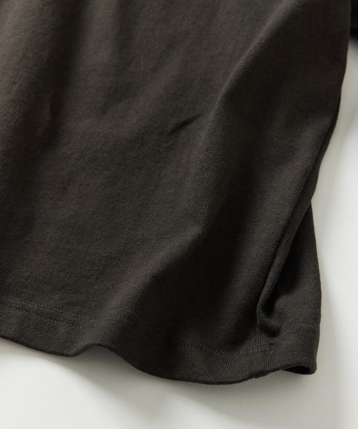 10.5盎司加厚長袖圓領口袋T恤