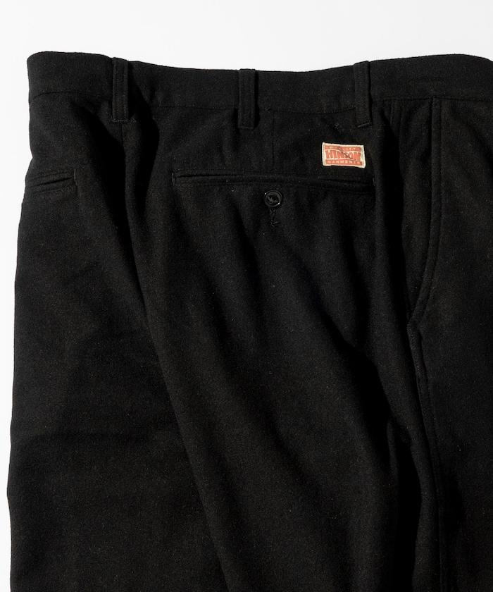 特別款寬鬆版型羊毛雙層西裝褲