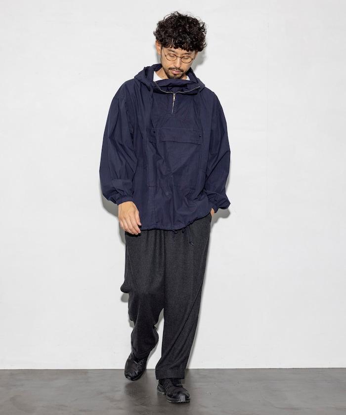 特別款寬鬆版型羊毛雙層西裝褲