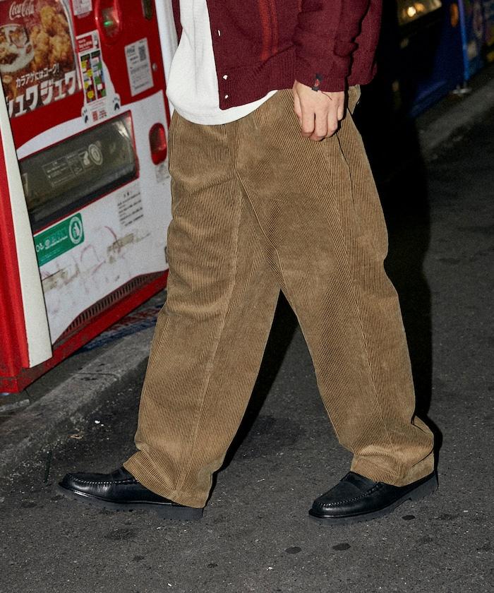 特別訂製 SMU PT-38 兩褶燈芯絨寬鬆長褲【可搭配套裝】