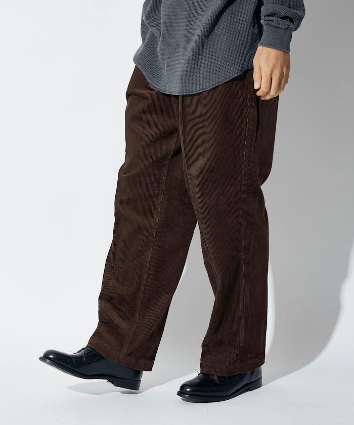 特別訂製 SMU PT-38 兩褶燈芯絨寬鬆長褲【可搭配套裝】