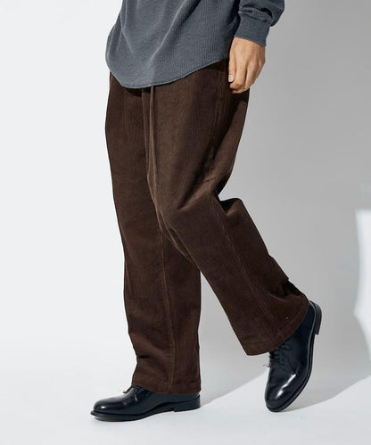特別訂製 SMU PT-38 兩褶燈芯絨寬鬆長褲【可搭配套裝】