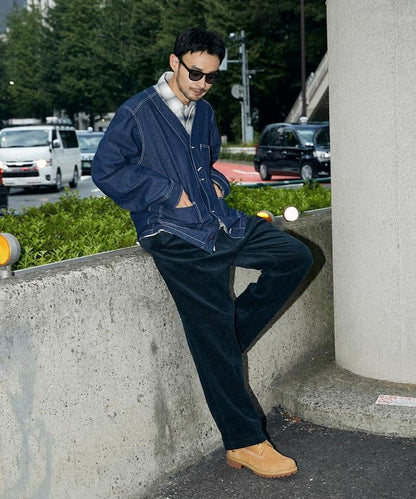 特別訂製 SMU PT-38 兩褶燈芯絨寬鬆長褲【可搭配套裝】