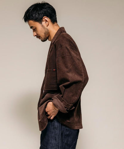 聯名SMU KP-10燈芯絨夾克&PT-38雙褶燈芯絨寬鬆長褲套裝