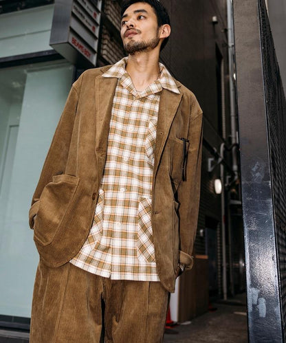 RED KAP × FREAK'S STORE 聯名 SMU KP-10 寬鬆版型 燈芯絨夾克