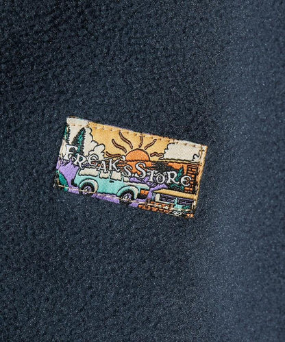 寬鬆版型 單點標誌 羊羔絨 按扣開衫