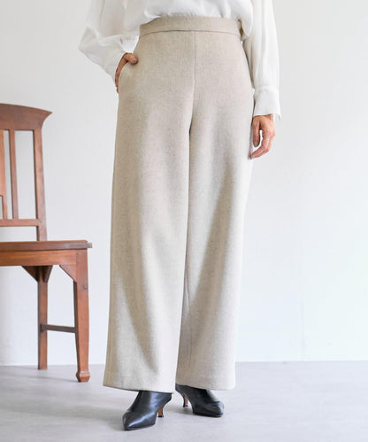 《15 quinze》羊毛海狸呢長褲