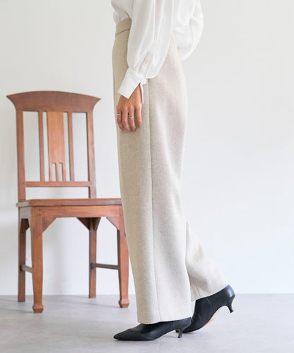 《15 quinze》羊毛海狸呢長褲