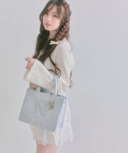 【可放平板/應援活動】Aimerianejoie刺繡迷你托特包