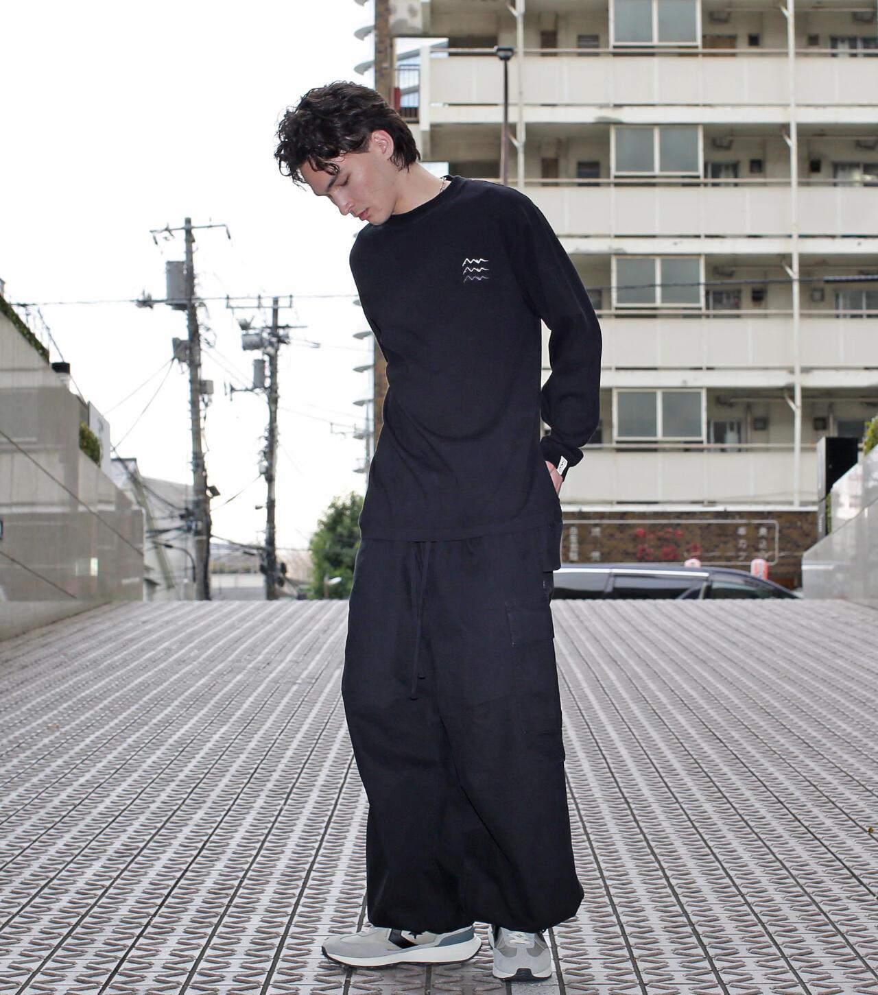 MANASTASH 刺繡LOGO長袖T恤