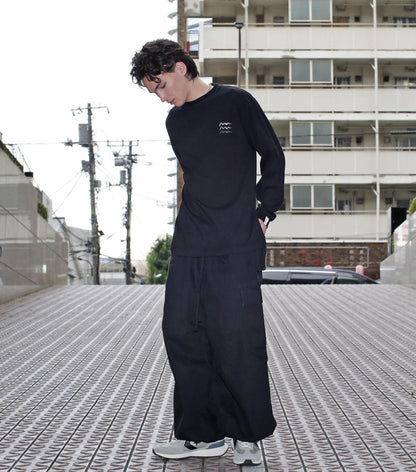 MANASTASH 刺繡LOGO長袖T恤