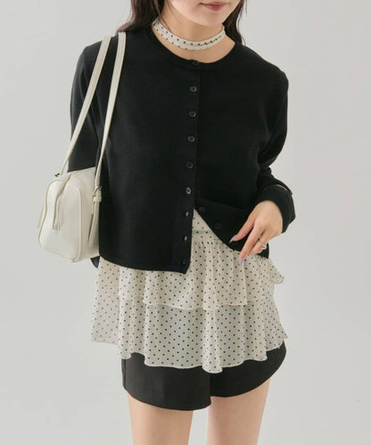 小紐扣長袖開衫