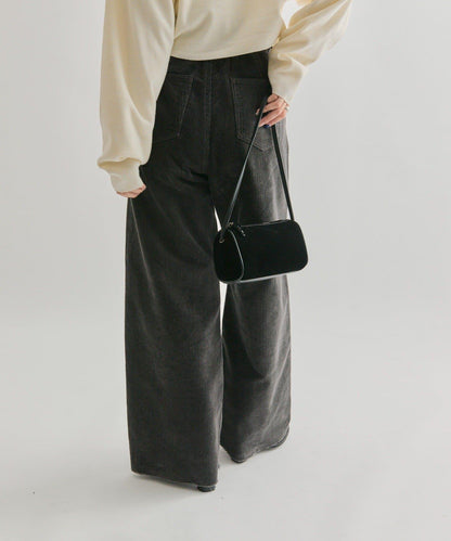 燈芯絨波浪長褲