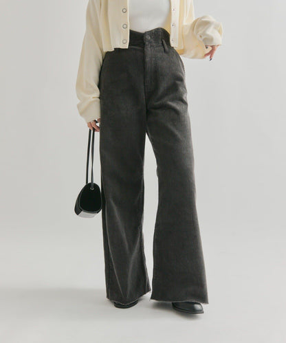 燈芯絨波浪長褲