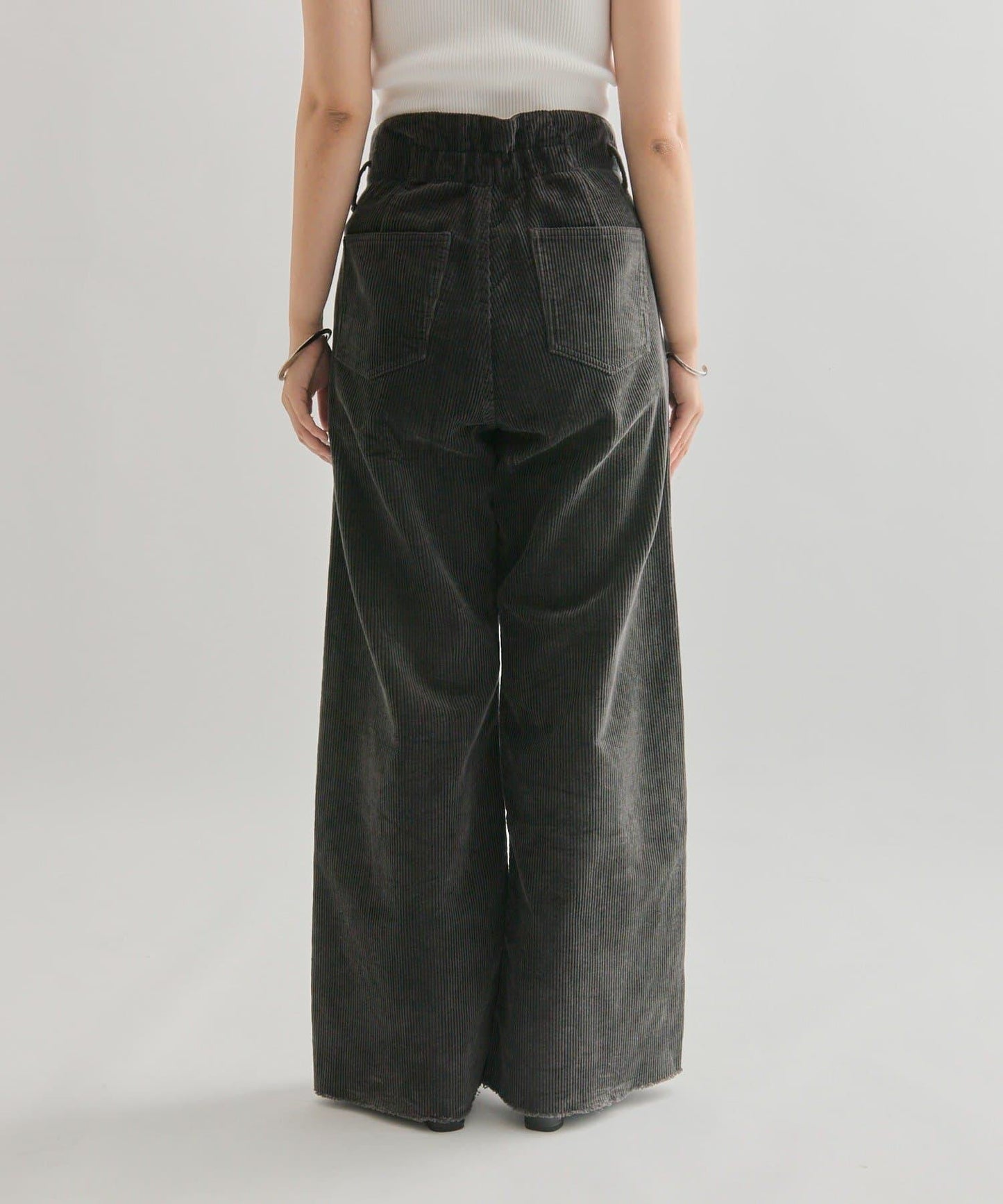 燈芯絨波浪長褲