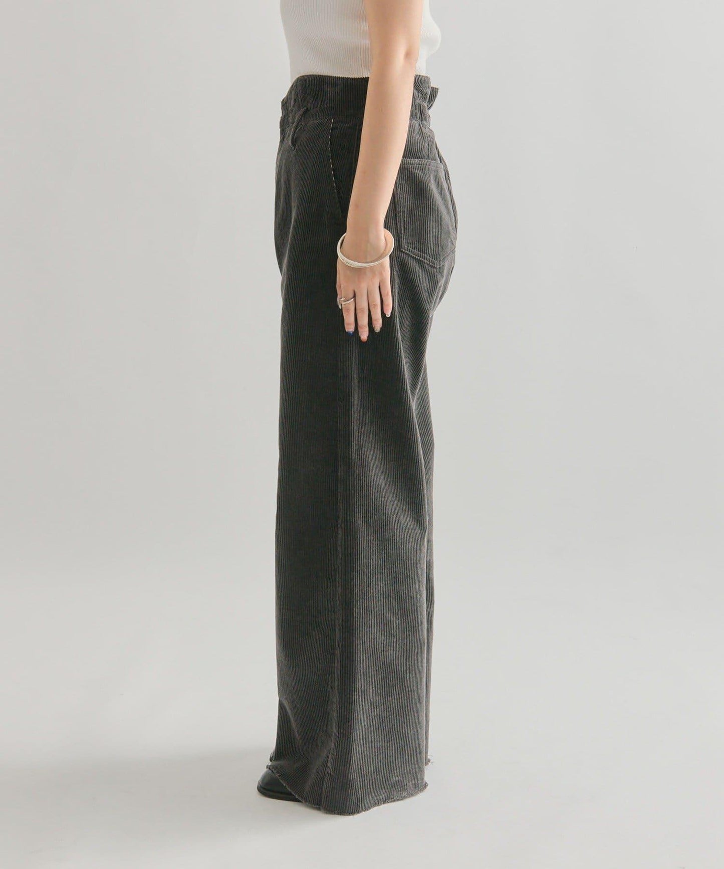 燈芯絨波浪長褲