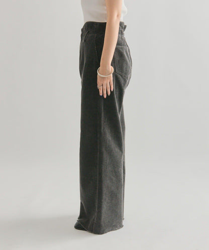 燈芯絨波浪長褲