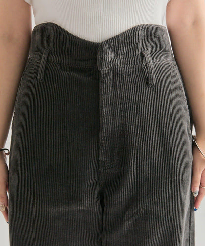 燈芯絨波浪長褲