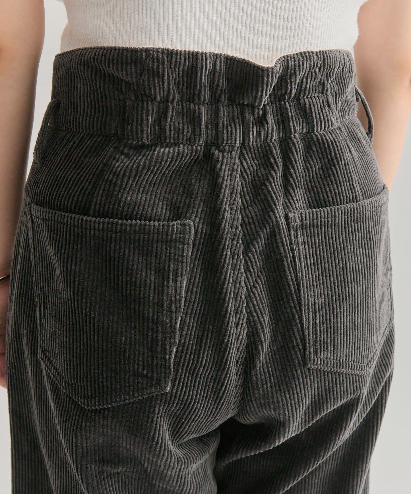 燈芯絨波浪長褲