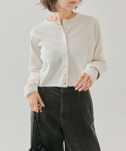 小紐扣長袖開衫