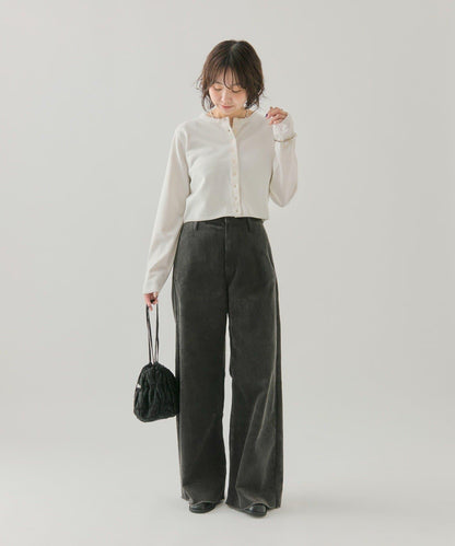 小紐扣長袖開衫