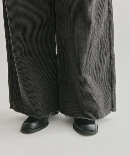 燈芯絨波浪長褲