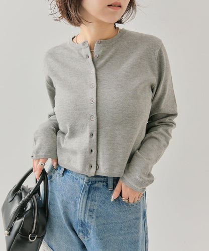 小紐扣長袖開衫