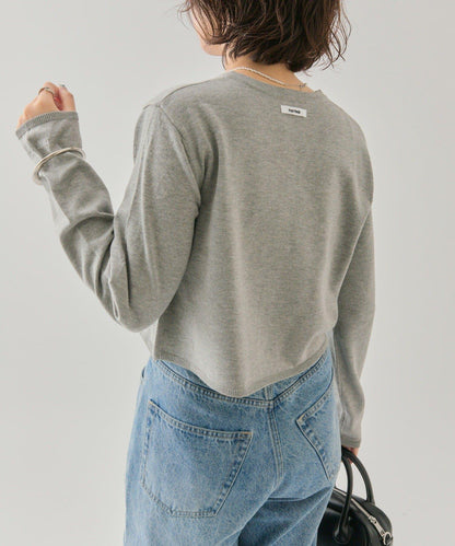 小紐扣長袖開衫