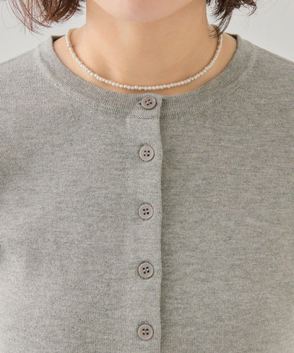 小紐扣長袖開衫