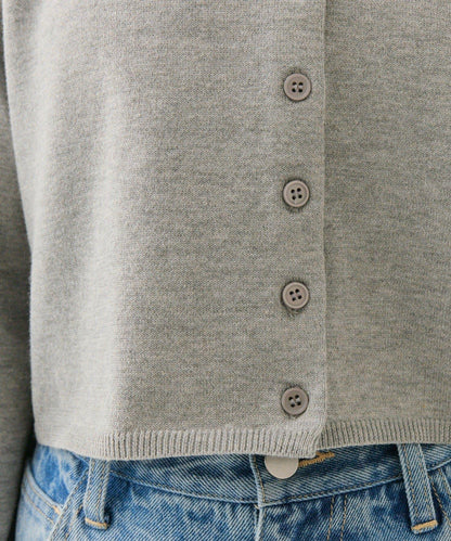 小紐扣長袖開衫