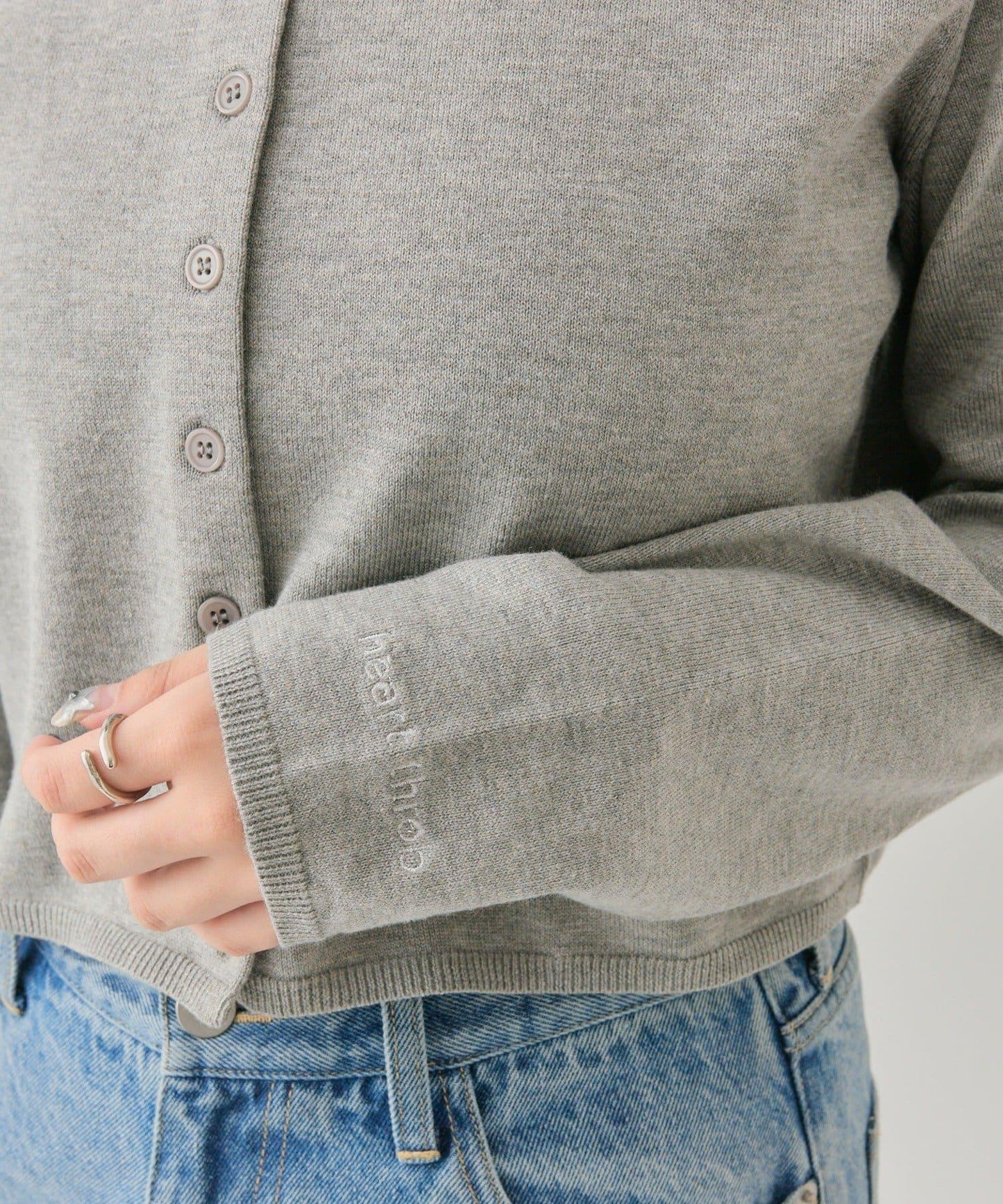 小紐扣長袖開衫