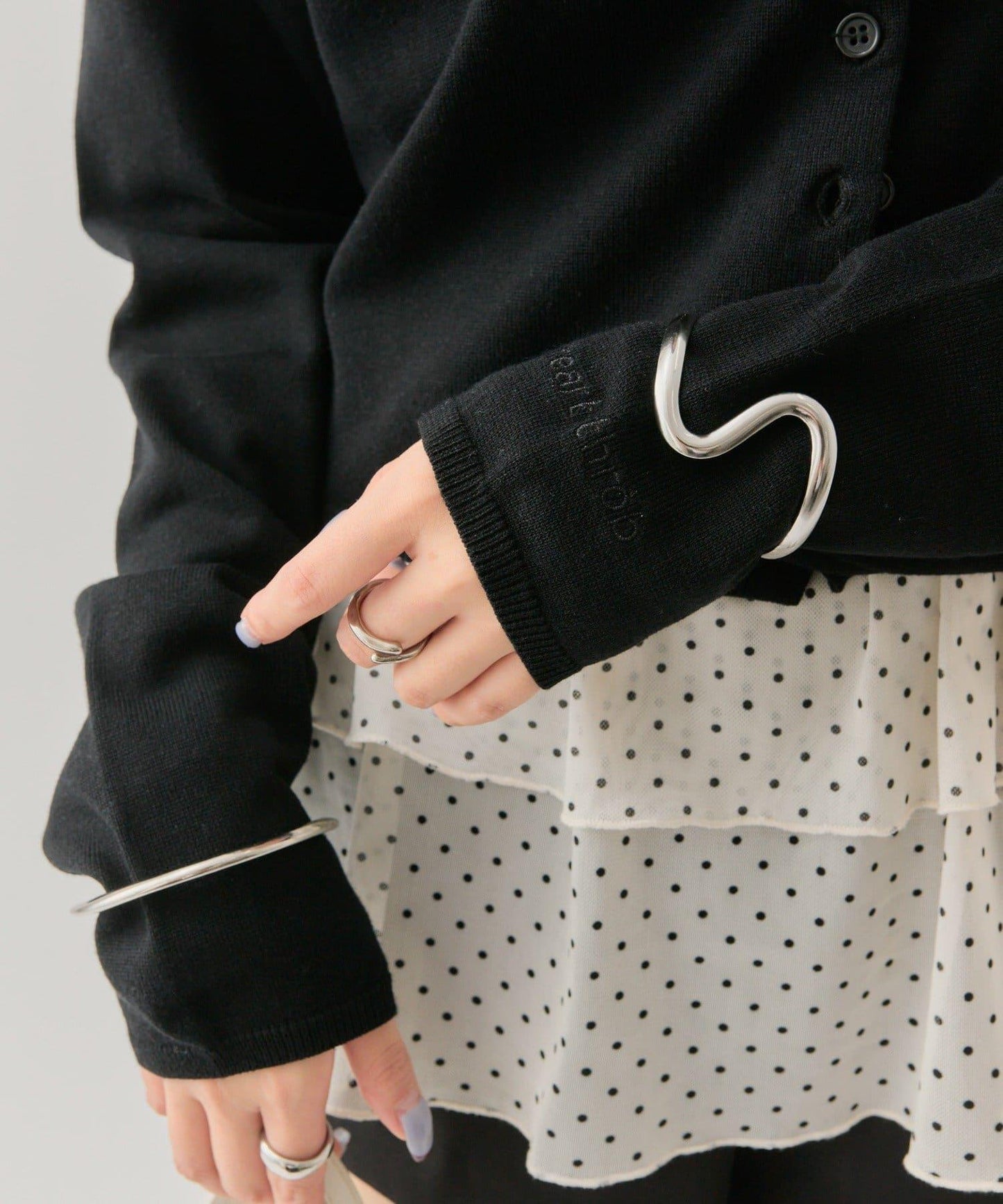 小紐扣長袖開衫