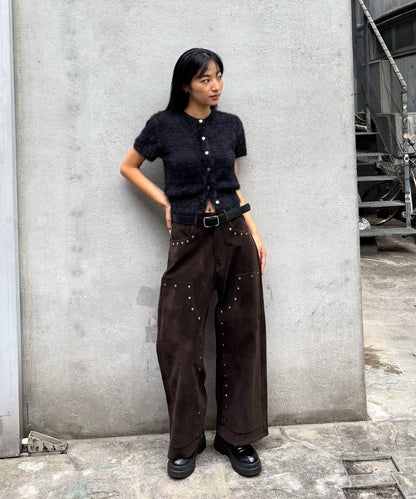 【WHO'S WHO gallery】長毛絨短袖開衫