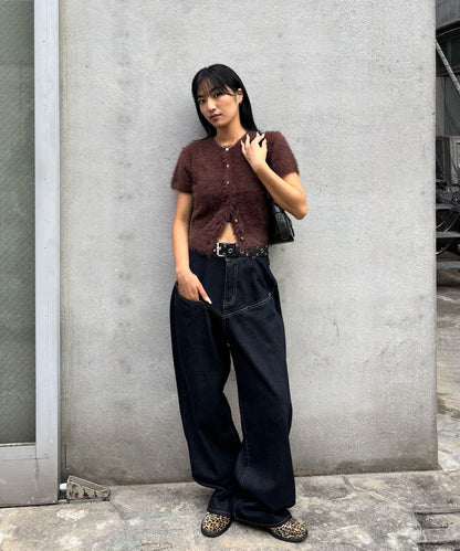 【WHO'S WHO gallery】長毛絨短袖開衫