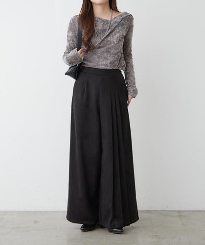 舒適美型【RMAF】側褶褲