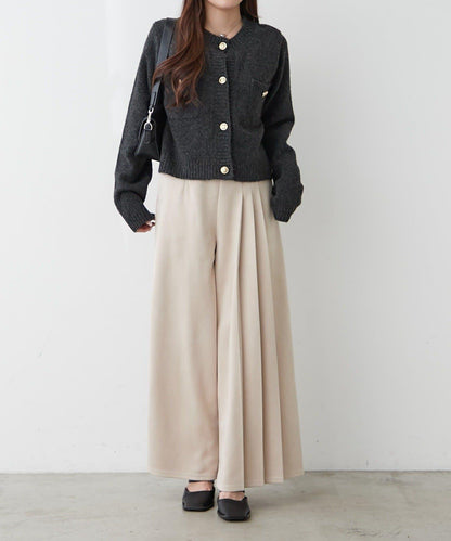 舒適美型【RMAF】側褶褲