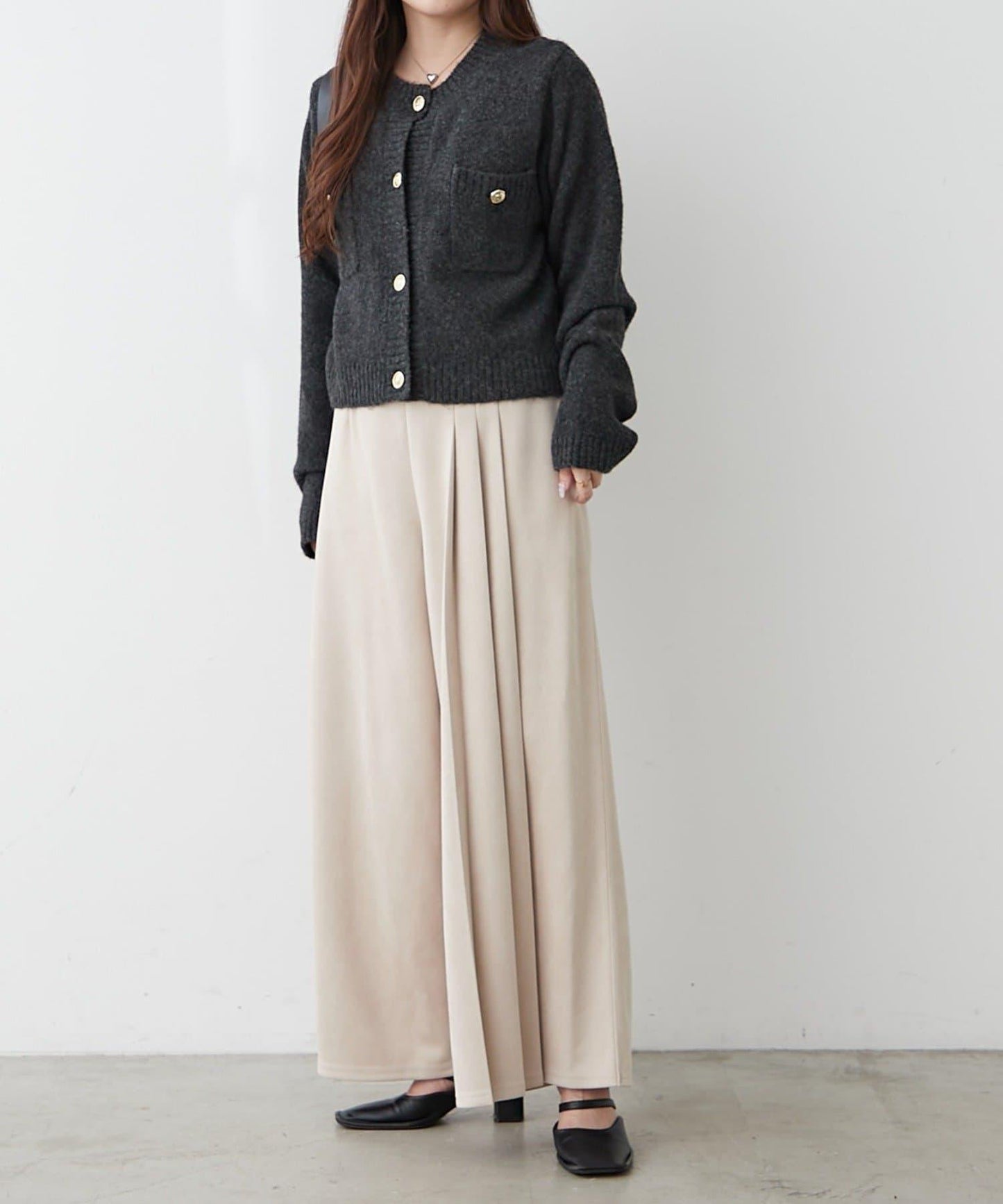 舒適美型【RMAF】側褶褲